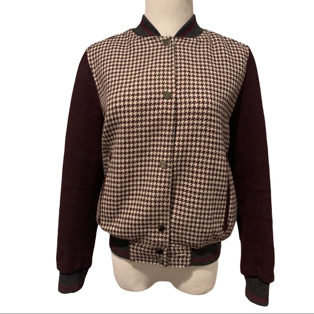 ZARA Plaid Bomber Jacket (Sz. S)